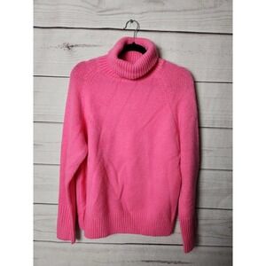 NWT‎ Collection by Cezele Women's Hot Pink Trunk Neck Long Sleeve Sweater Size M